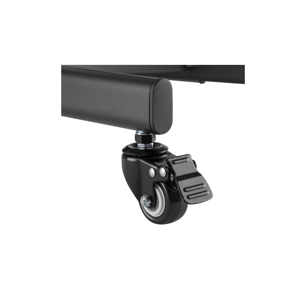 Produktbild för LogiLink vagn - för TV/monitor - höjdjusterbar - svart