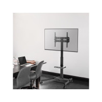 Produktbild för LogiLink vagn - för TV/monitor - höjdjusterbar - svart