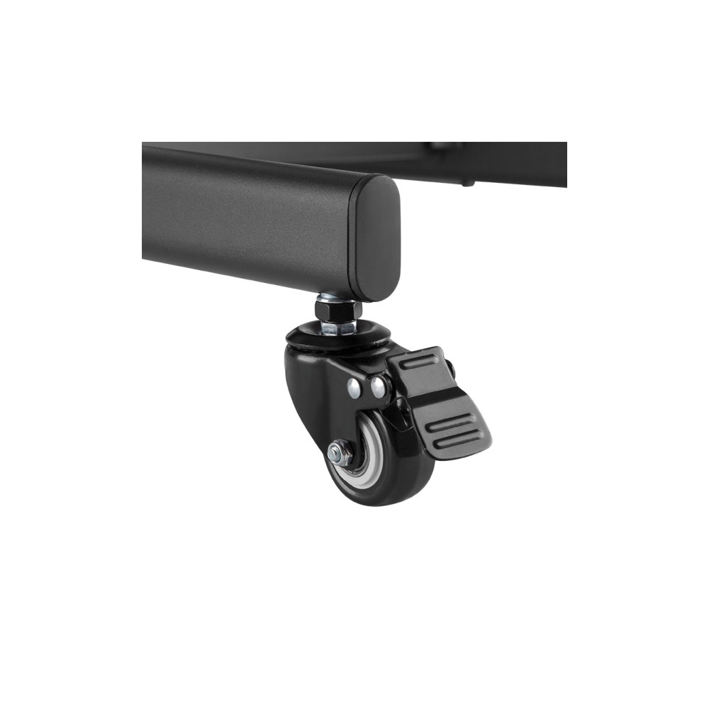 Produktbild för LogiLink vagn - för TV/monitor - höjdjusterbar - svart