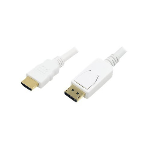 LogiLink LogiLink 2m, HDMI-DP, 2 m, HDMI, DisplayPort, Guld, 1920 x 1...