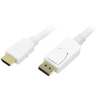 Produktbild för LogiLink adapterkabel - DisplayPort / HDMI - 2 m