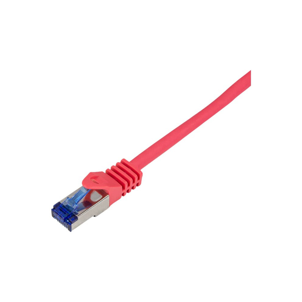 Produktbild för LogiLink Professional Ultraflex - patch-kabel - 1 m - röd, RAL 3018