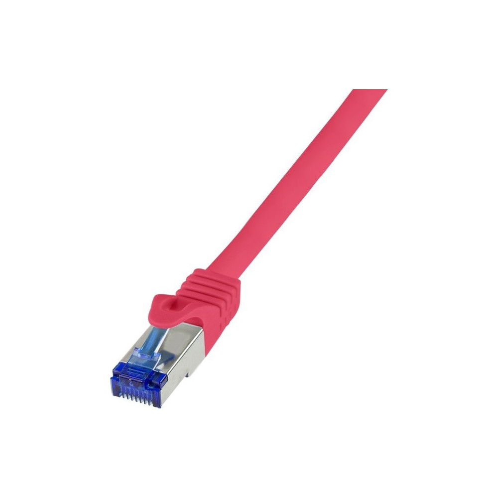 Produktbild för LogiLink Professional Ultraflex - patch-kabel - 1 m - röd, RAL 3018