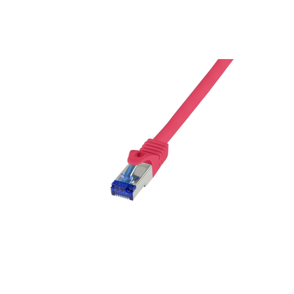 Produktbild för LogiLink Professional Ultraflex - patch-kabel - 1 m - röd, RAL 3018
