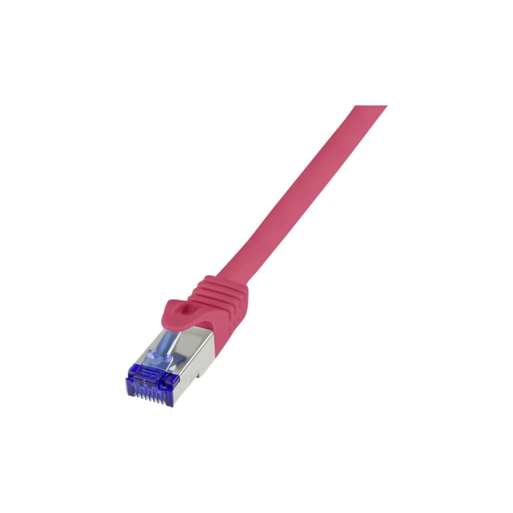 Produktbild för LogiLink Professional Ultraflex - patch-kabel - 1 m - röd, RAL 3018