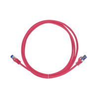Produktbild för LogiLink Professional Ultraflex - patch-kabel - 1 m - röd, RAL 3018