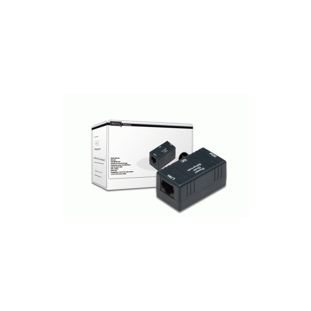 Produktbild för DIGITUS Professional Passive PoE wall mount box DN-95002 - strömtillförsel