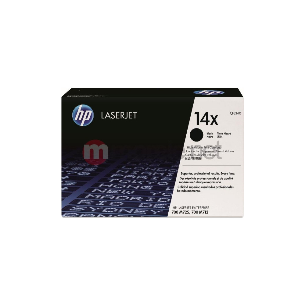 Produktbild för HP 14X - Lång livslängd - svart - original - LaserJet - tonerkassett (CF214X)
