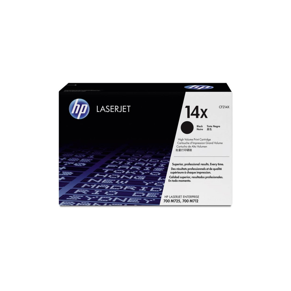 Produktbild för HP 14X - Lång livslängd - svart - original - LaserJet - tonerkassett (CF214X)