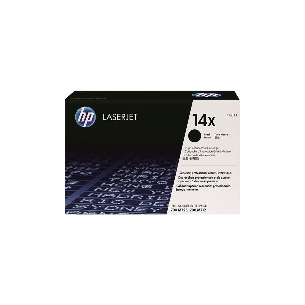 Produktbild för HP 14X - Lång livslängd - svart - original - LaserJet - tonerkassett (CF214X)