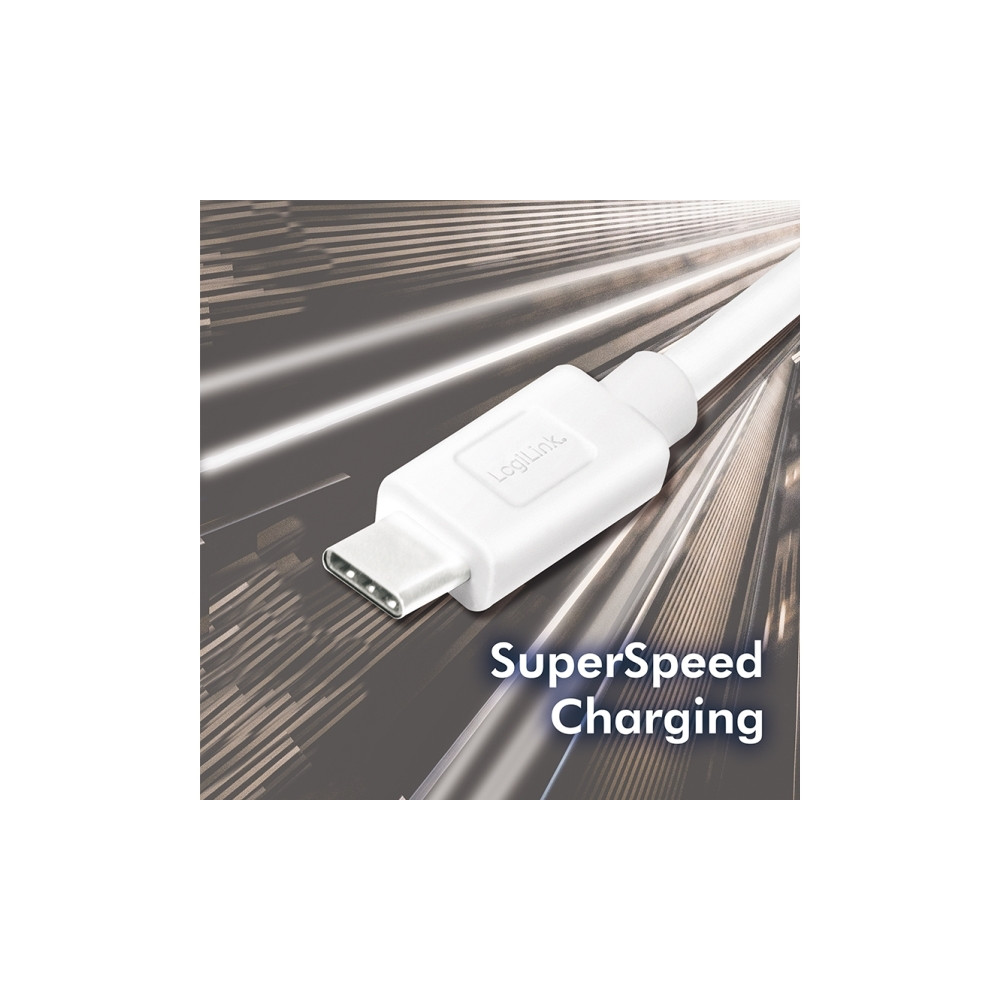 Produktbild för LogiLink CU0176, 2 m, USB A, USB C, USB 3.2 Gen 1 (3.1 Gen 1...