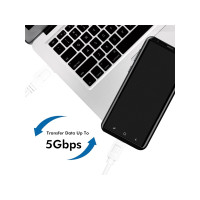 Produktbild för LogiLink CU0176, 2 m, USB A, USB C, USB 3.2 Gen 1 (3.1 Gen 1...