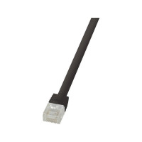 Produktbild för LogiLink SlimLine - patch-kabel - svart
