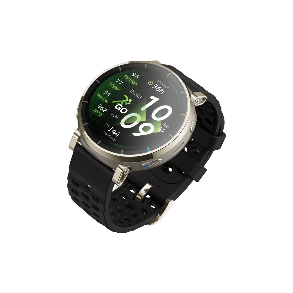 Produktbild för Amazfit Active 3 Premium smart klocka med rem - apex silver
