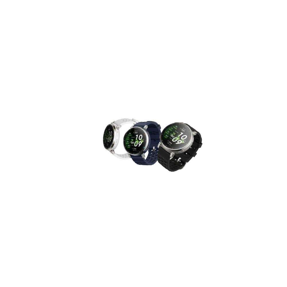 Produktbild för Amazfit Active 3 Premium smart klocka med rem - apex silver