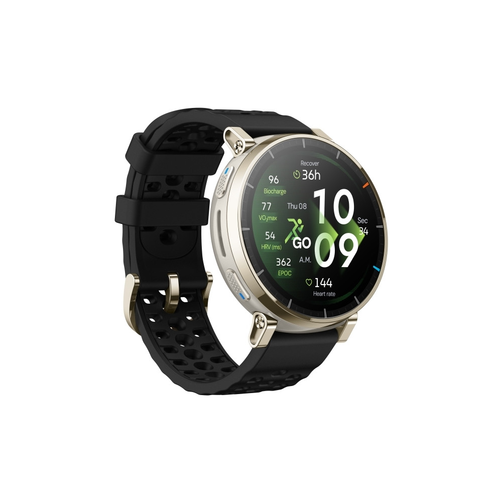 Produktbild för Amazfit Active 3 Premium smart klocka med rem - apex silver