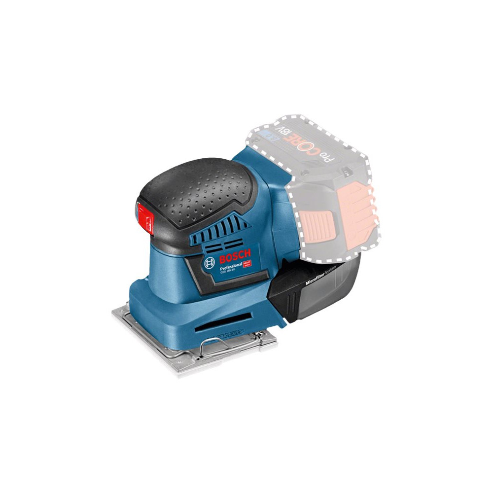 Produktbild för Bosch GSS 18V-10 Professional - planslipmaskin - sladdlös - inget batteri