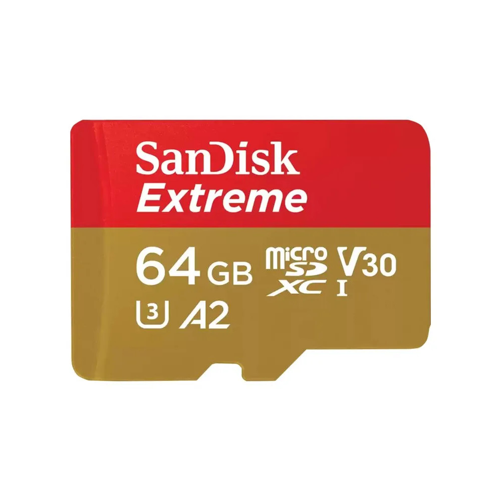 Produktbild för SanDisk Extreme, 64 GB, MicroSDXC, Klass 10, UHS-I, 170 MB/s...