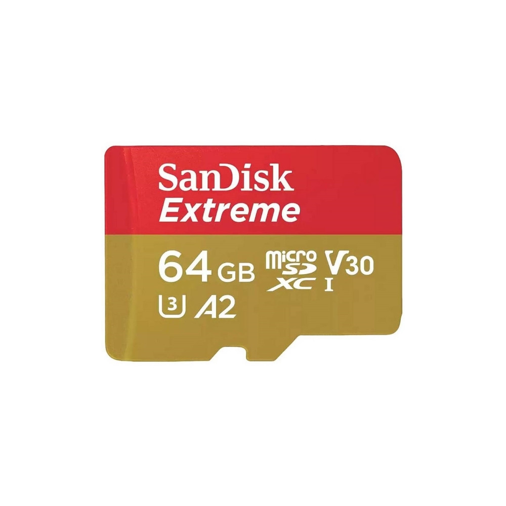 Produktbild för SanDisk Extreme, 64 GB, MicroSDXC, Klass 10, UHS-I, 170 MB/s...