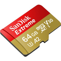Produktbild för SanDisk Extreme, 64 GB, MicroSDXC, Klass 10, UHS-I, 170 MB/s...