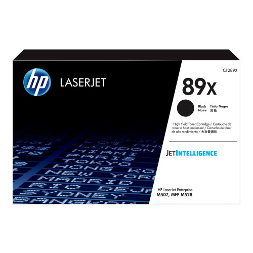 HP HP 89X - hög kapacitet - svart - original - LaserJet - tonerkassett (CF289X)