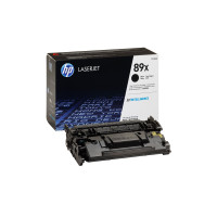 Produktbild för HP 89X - hög kapacitet - svart - original - LaserJet - tonerkassett (CF289X)