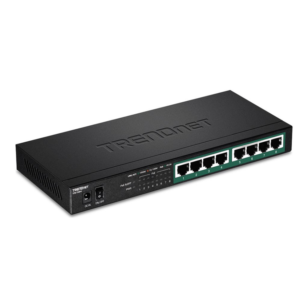 Produktbild för TRENDnet TPE TG84 - switch - 8 portar - TAA-kompatibel