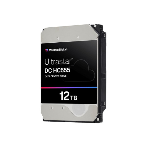 Western Digital WD Ultrastar DC HC555 - hårddisk - datacenter - 12 TB - SATA 6Gb/s