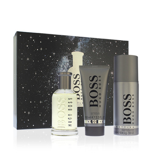 Hugo Boss Hugo Boss Boss Bottled eau de toilette for men 100 ml + sprchový gel 100 ml + deospray 150 ml gift set