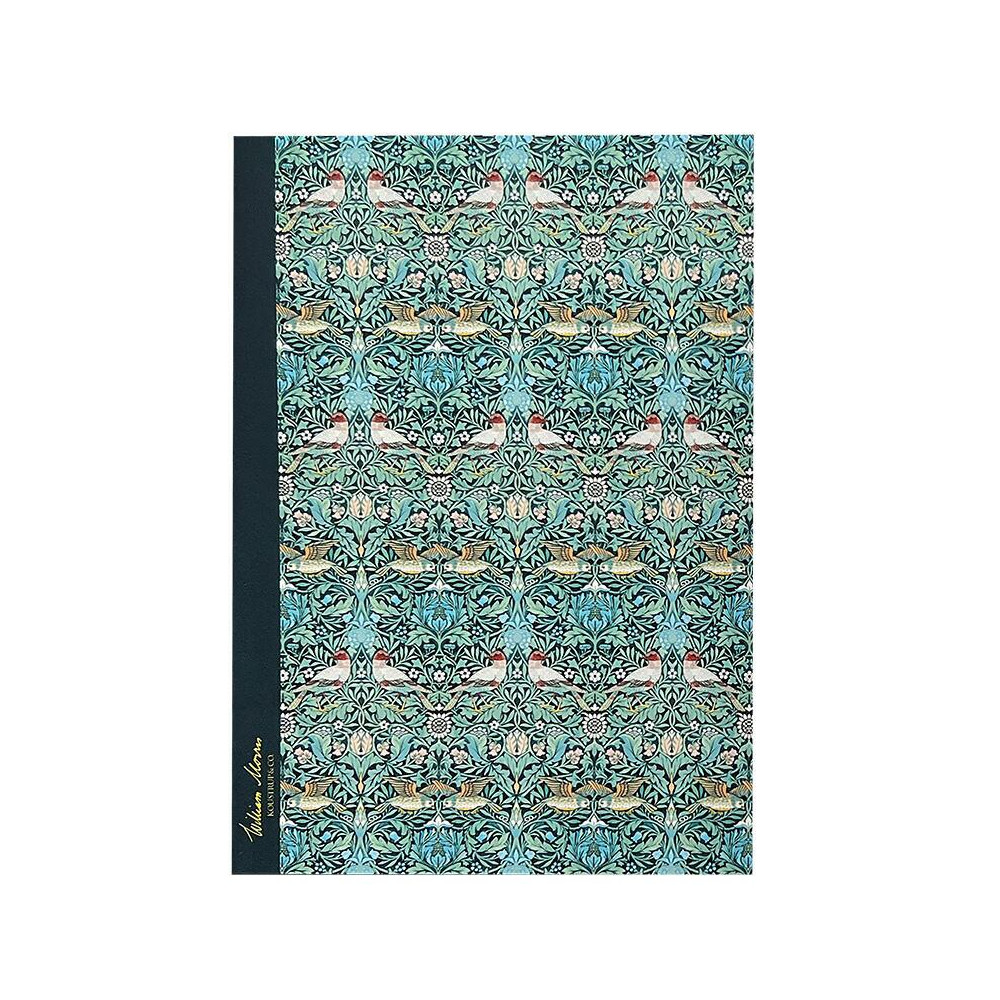 Produktbild för Anteckningshäfte - Bird Green pattern - William Morris