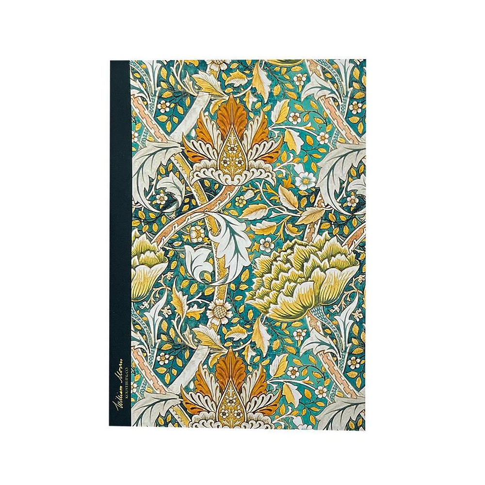 Produktbild för Anteckningshäfte - Windrush grön - William Morris