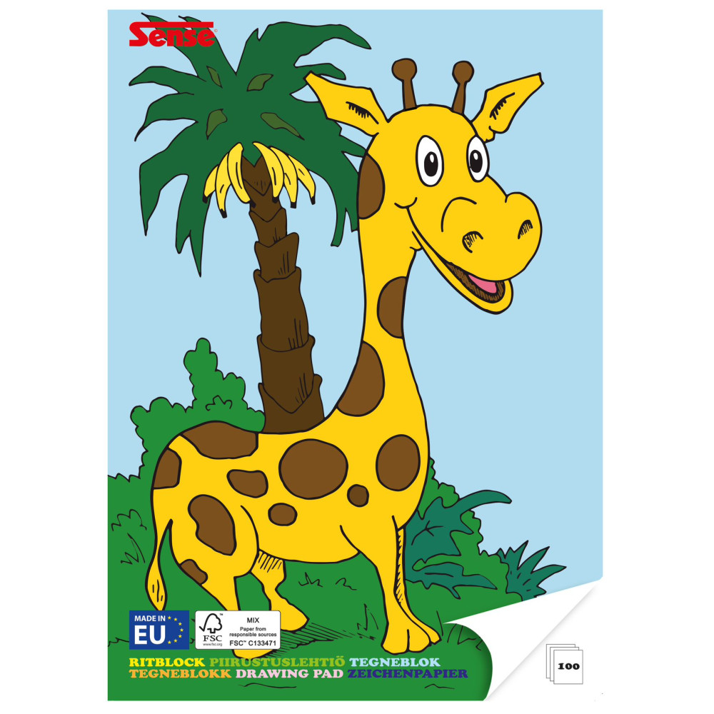 Produktbild för Ritblock A5 FSC® 100 Blad