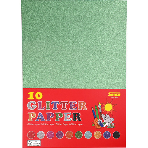 Sense Glitterpapper FSC® A4