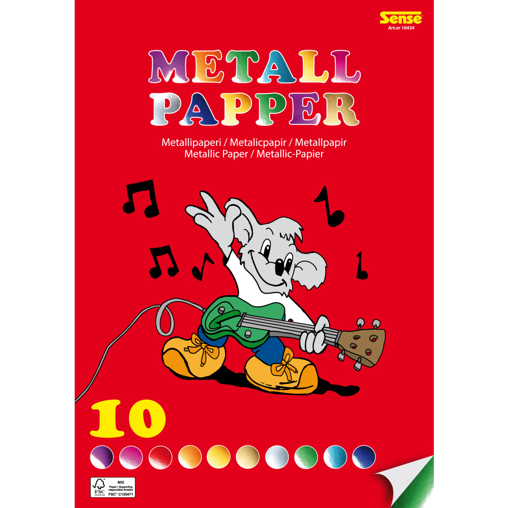 Produktbild för Metalliskt papper FSC