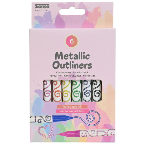 Sense Outliner Metallic 6-pack