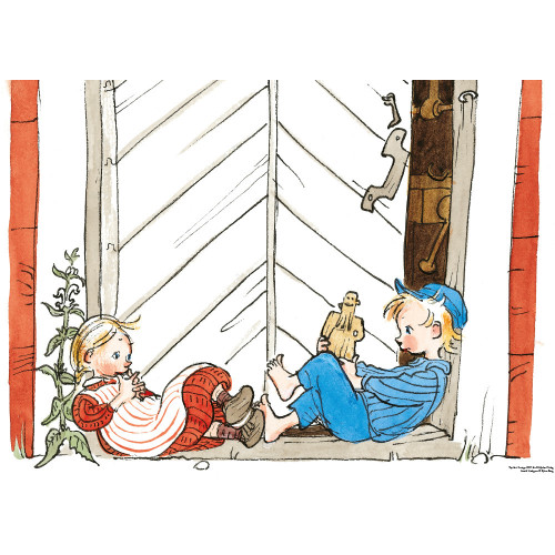 Hjelm förlag Emil och Ida affisch