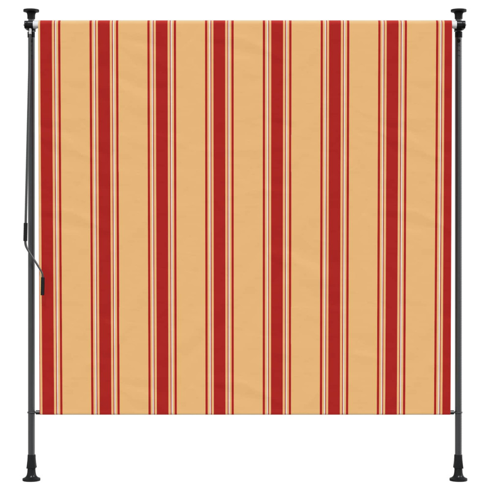 Produktbild för Utomhus rullgardin Flerfärgsdesign 100 x 270 cm