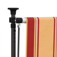 Produktbild för Utomhus rullgardin Flerfärgsdesign 100 x 270 cm
