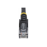 Produktbild för StarTech.com 5m CAT6 Ethernet Cable, 10 Gigabit Snagless RJ45 650MHz 100W PoE Patch Cord, CAT 6 10GbE UTP Network Cable w/Strain Relief, Black, Wiring is UL Certified/TIA - Category 6 - 24AWG (N6PATC5MBK) - patch-kabel - 5 m - svart