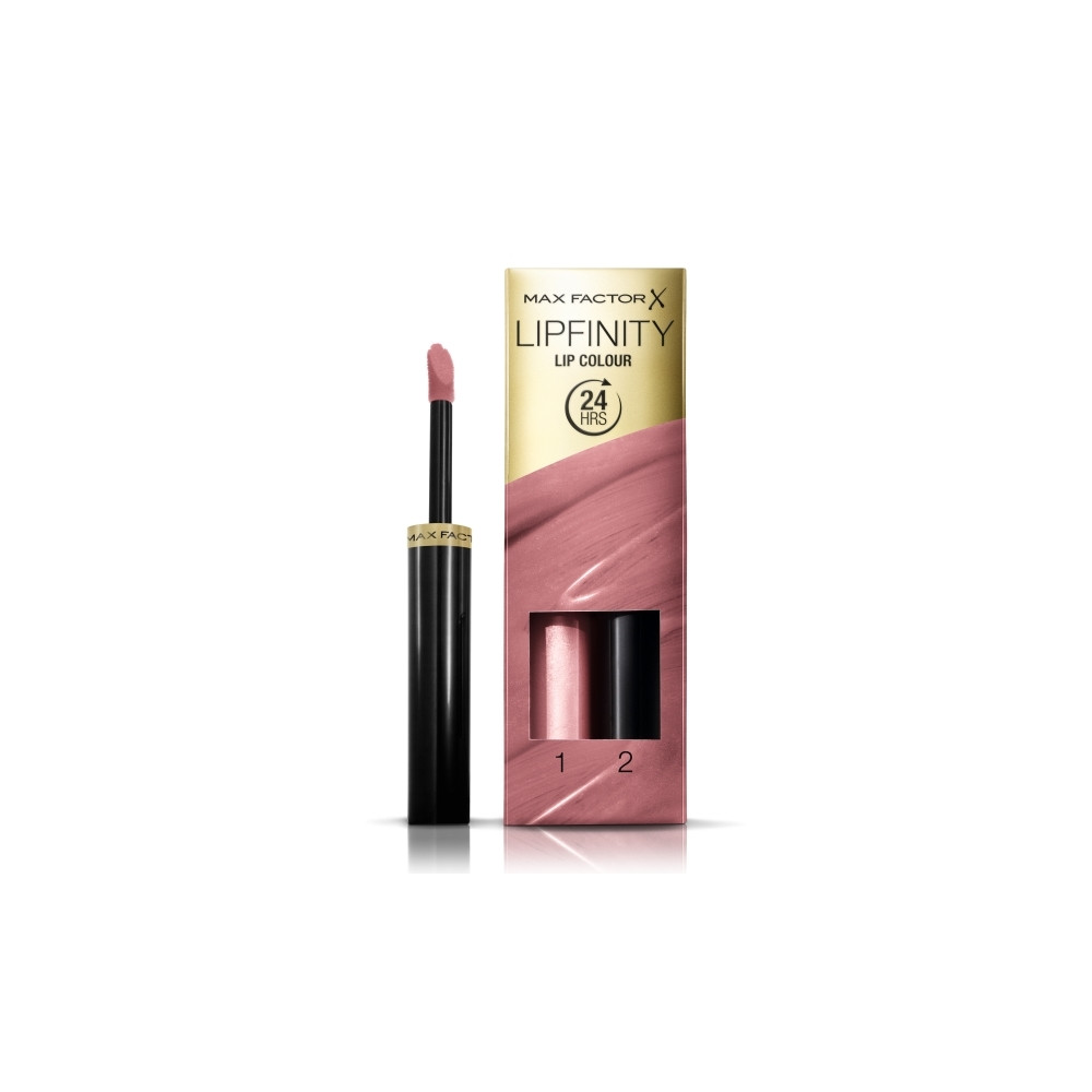 Produktbild för Max Factor Lipfinity Lip Colour 24HRS (001 Pearly Nude) 4,2...