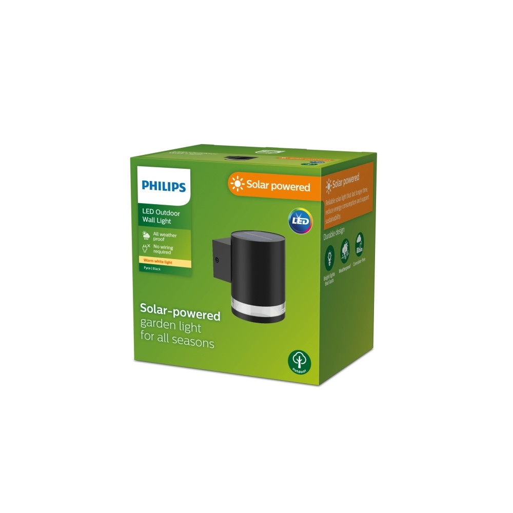 Produktbild för Philips Fyce vägglampa 1,5 W, Väggbelysning för utomhusbruk,...