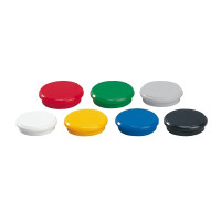 Produktbild för Magnet, Dahle, rund, Ø24 mm, blandade färger