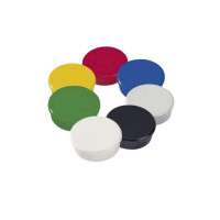 Produktbild för Magnet, Dahle, rund, Ø24 mm, blandade färger