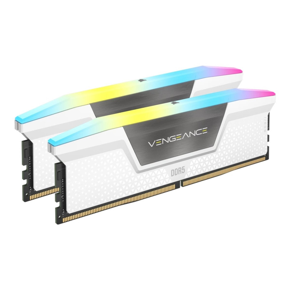 Produktbild för CORSAIR Vengeance RGB - DDR5 - sats - 32 GB: 2 x 16 GB - DIMM 288-pin / PC5-24000 - ej buffrad