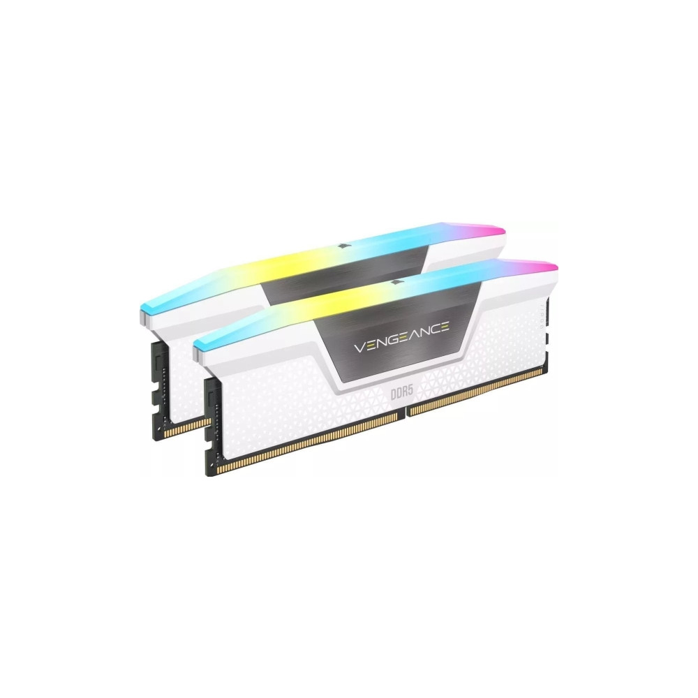 Produktbild för CORSAIR Vengeance RGB - DDR5 - sats - 32 GB: 2 x 16 GB - DIMM 288-pin / PC5-24000 - ej buffrad