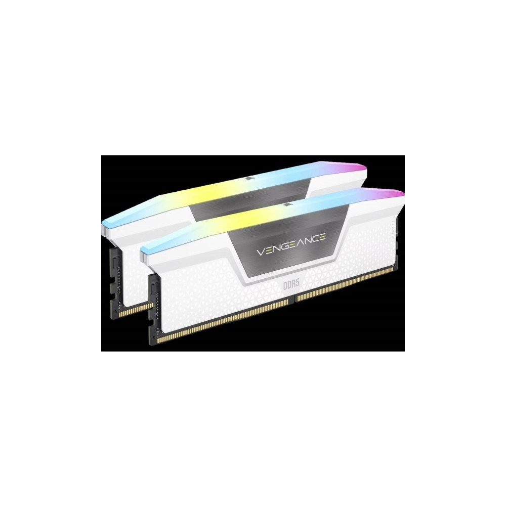 Produktbild för CORSAIR Vengeance RGB - DDR5 - sats - 32 GB: 2 x 16 GB - DIMM 288-pin / PC5-24000 - ej buffrad