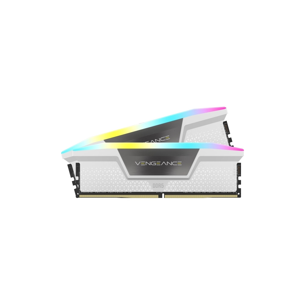 Produktbild för CORSAIR Vengeance RGB - DDR5 - sats - 32 GB: 2 x 16 GB - DIMM 288-pin / PC5-24000 - ej buffrad