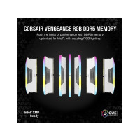 Produktbild för CORSAIR Vengeance RGB - DDR5 - sats - 32 GB: 2 x 16 GB - DIMM 288-pin / PC5-24000 - ej buffrad