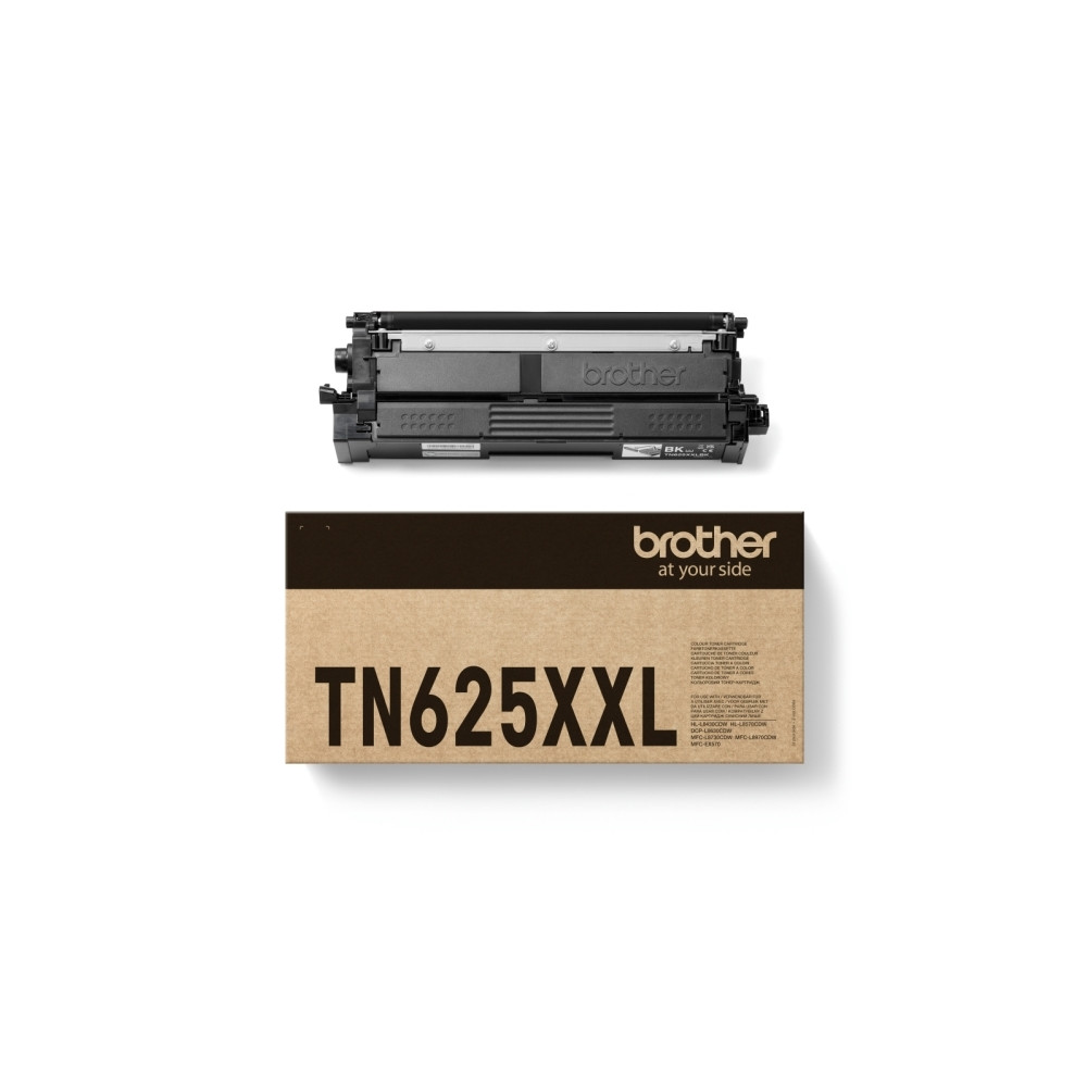Produktbild för Brother TN625XXLBK - hög kapacitet - svart - original - tonerkassett