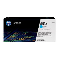 Produktbild för HP 651A - cyan - original - LaserJet - tonerkassett (CE341A)